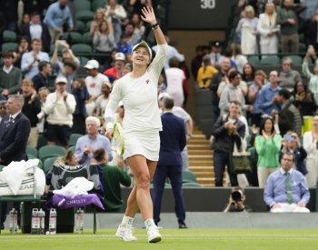 Krejčíková si užila po postupu ve Wimbledonu emoce, naladily ji i české písně