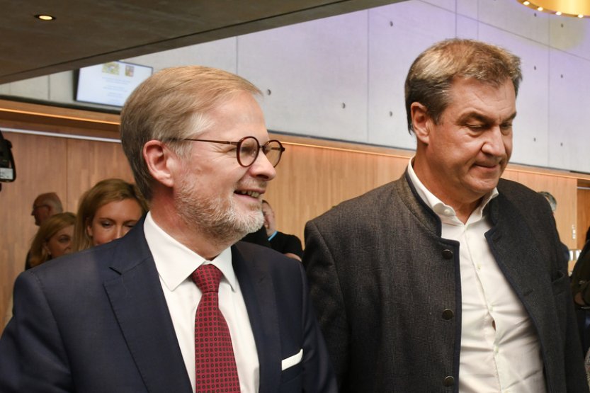 Bavorská média si po Fialově návštěvě všímají, jak Söder ocenil vztahy s ČR