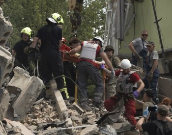 Tisk: Typ ruské rakety, jež zasáhla nemocnici v Kyjevě, má západní součástky