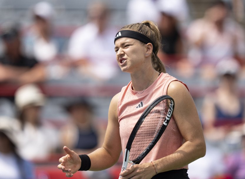 Muchové vzdala v Cincinnati čtvrtfinále Bouzková, Vondroušová podlehla Šwiatekové