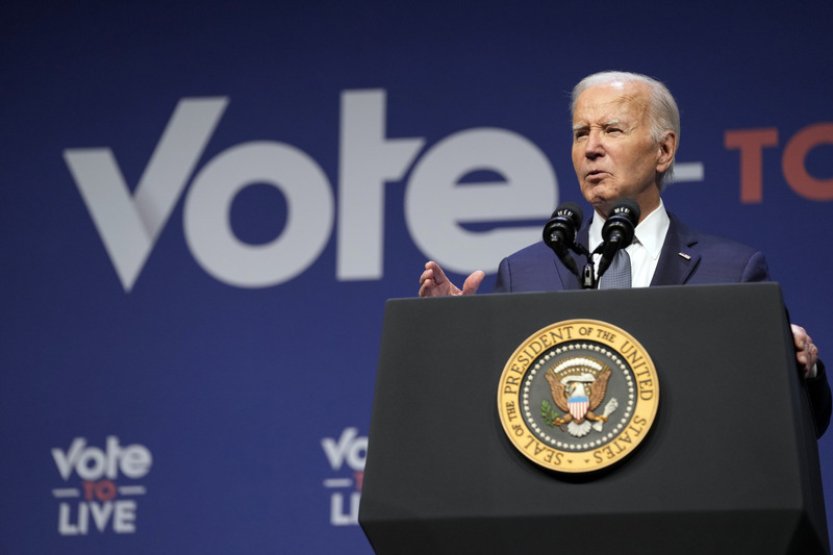 Biden za pokračující rebelie ve straně představuje nové plány