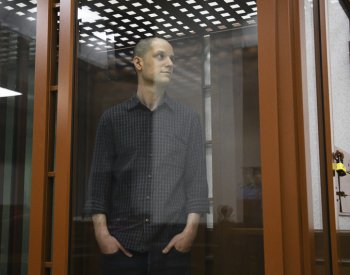 V ruském Jekatěrinburgu pokračuje proces s novinářem Gershkovichem