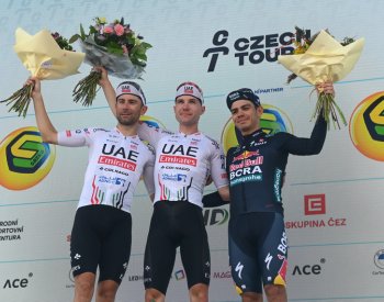 Poslední etapu Czech Tour vyhrál Alaphilippe, žlutý trikot udržel Hirschi