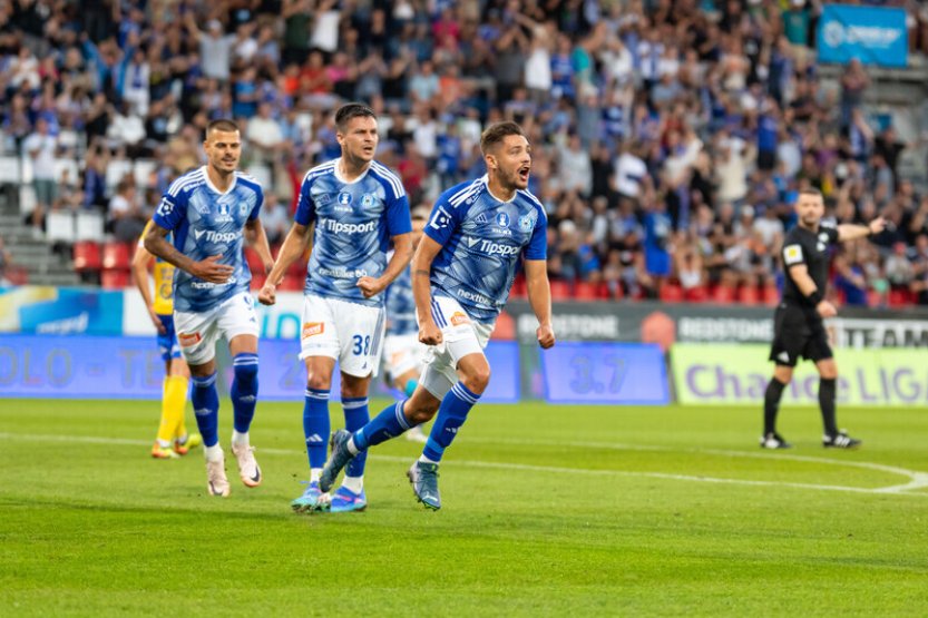 Olomouc porazila doma Teplice 2:1 a bodovala i ve třetím kole