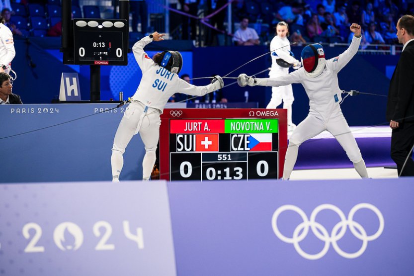 Pětibojařka Novotná byla na úvod olympijské soutěže čtvrtá nejlepší šermířka