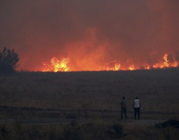 V Řecku propukl další požár, zabil farmáře chránícího svá zvířata