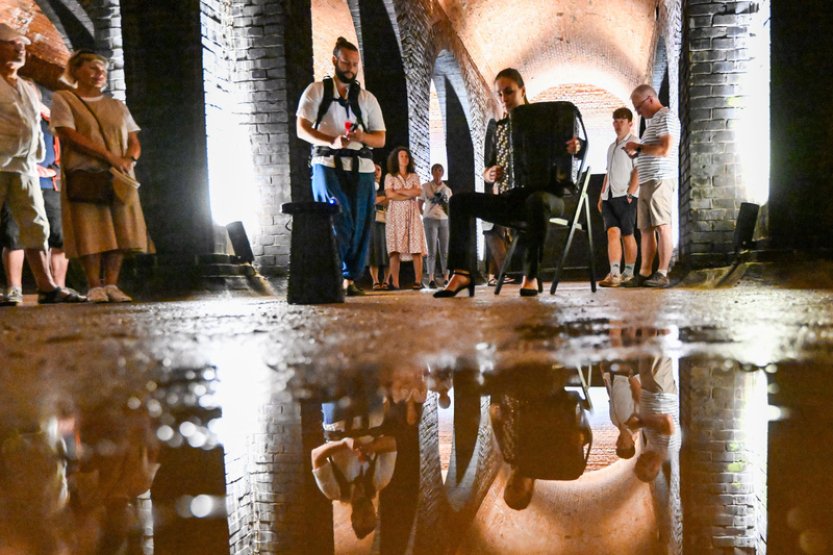 Brněnské vodojemy dnes rozezněli při Maratonu hudby tři akordeonisté