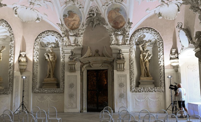 Arcibiskupství připravuje na zámku v Kroměříži restaurování sal terren a grott