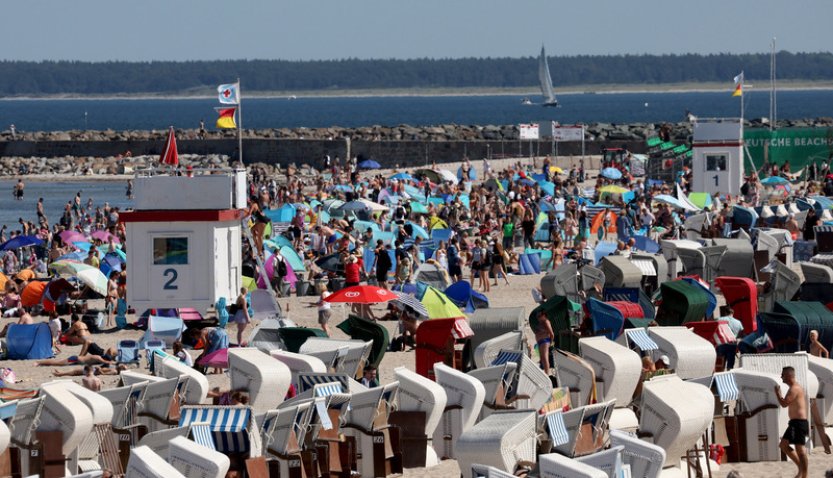 Německo zažilo nejteplejší den roku, na Mallorce je rekordně teplé moře