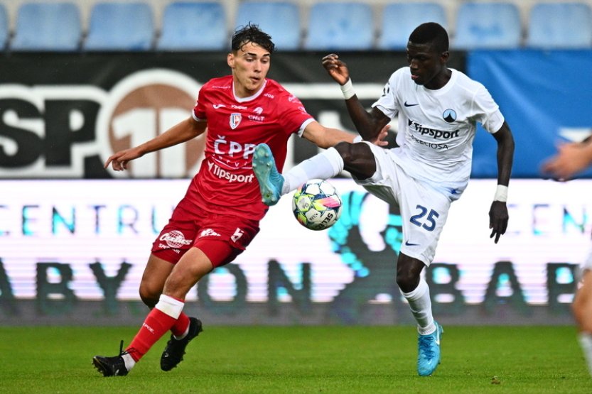 Liberecký fotbalista Ghali dostal za zákrok na Kalabišku dvouměsíční trest