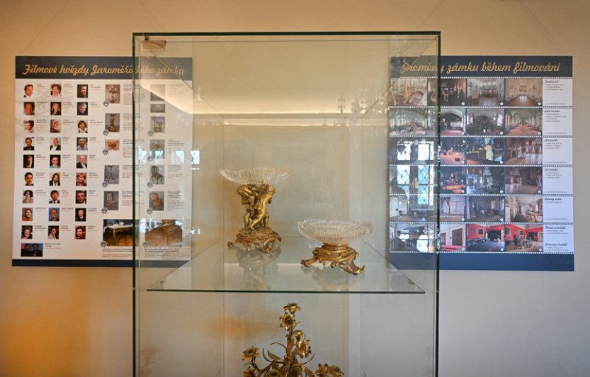 Jaroměřický zámek si zahrál ve stovce filmů a seriálů, ukazuje to výstava