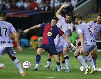 Barcelona porazila Bilbao 2:1, opět rozhodl Lewandowski