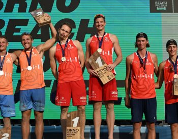 Beachvolejbalový turnaj Futures v Brně ovládli favorité Perušič a Schweiner