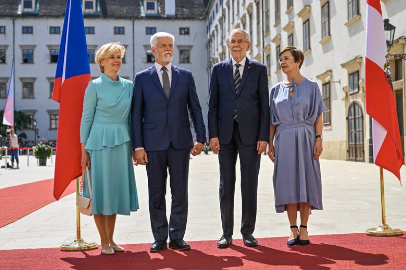 Prezident Pavel jednal ve Vídni s Van der Bellenem