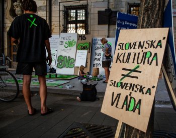 Lidé v Brně vyjádřili podporu slovenské kultuře, přišla řada umělců