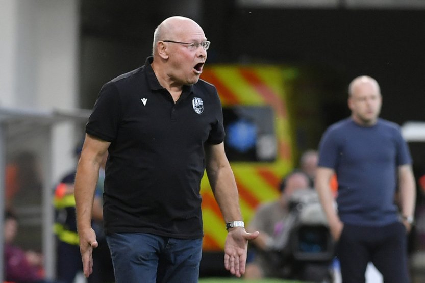 Nepřijeli jsme jen něco hájit, to bychom byli naivky, řekl trenér Plzně Koubek