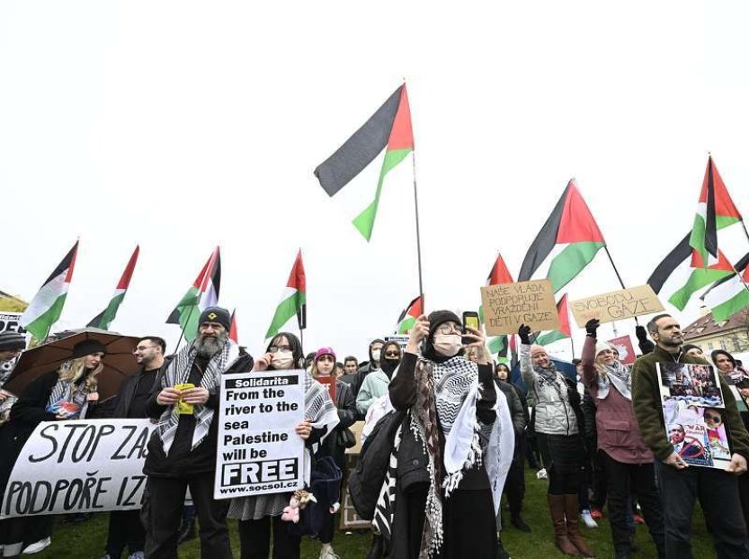 NSS: U hesla na podporu Palestiny musí úřady zvažovat kontext a význam