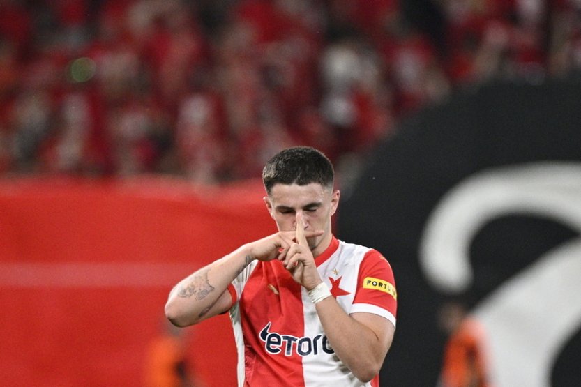 Vyřazení je hořké, litoval Zafeiris po jednom z nejlepších výkonů za Slavii