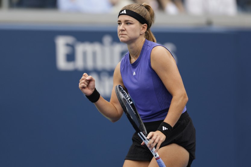 Je to zase stará dobrá Kája, řekl o Muchové před osmifinále US Open trenér Miške