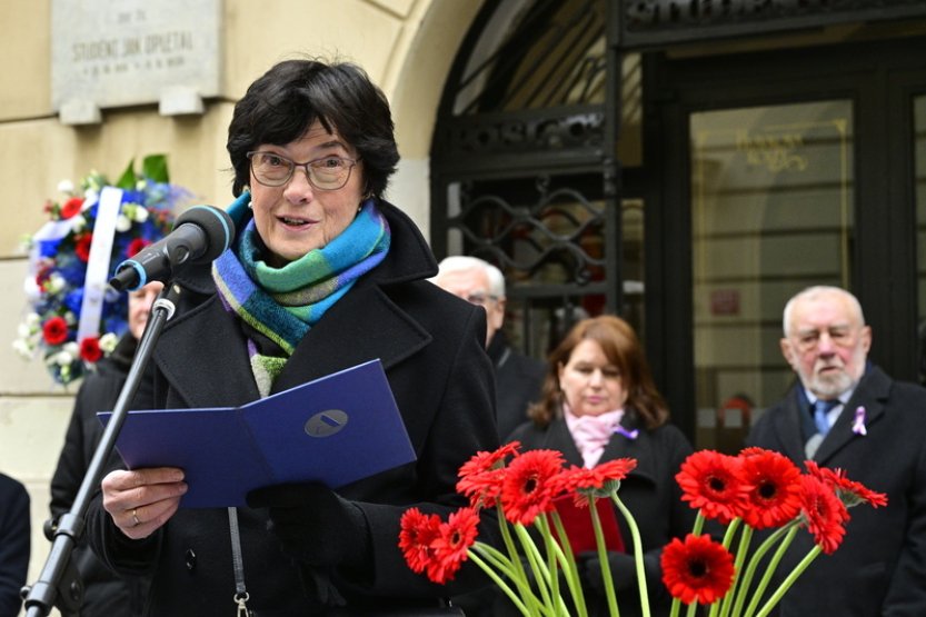 Zažímalová u Hlávkovy koleje připomenula důležitost skutečného dialogu
