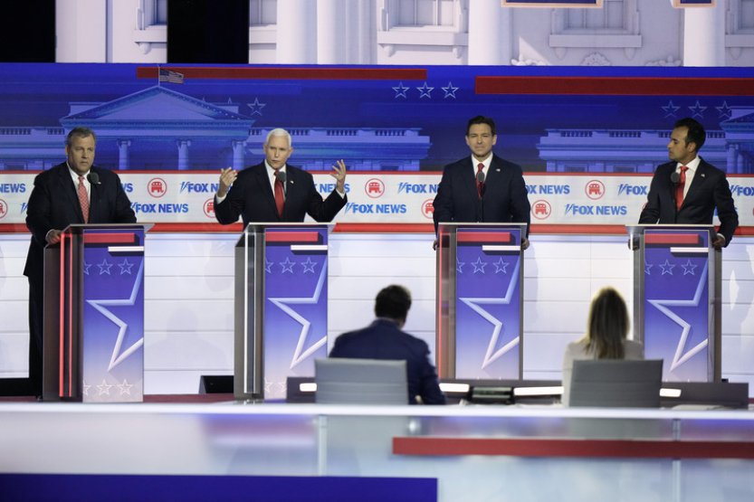Média: Debatě republikánů dominovali Pence a Ramaswamy, DeSantis se neprosadil