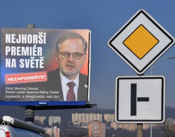 ANO na billboardech kritizuje vládu a označuje Fialu za nejhoršího premiéra