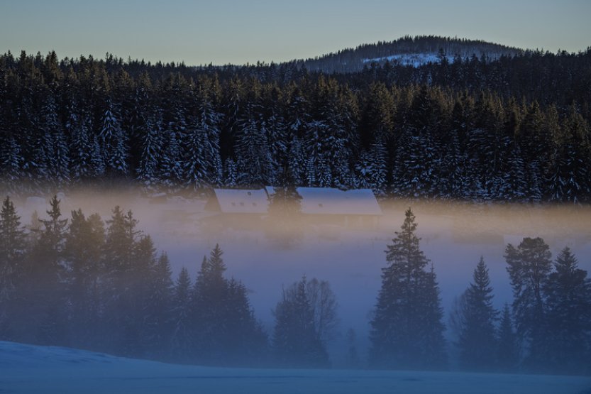 Na šumavské Kvildě naměřili dnes ráno minus 16 stupňů Celsia