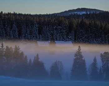Na šumavské Kvildě naměřili dnes ráno minus 16 stupňů Celsia