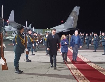 Prezident Petr Pavel přiletěl na návštěvu Moldavska