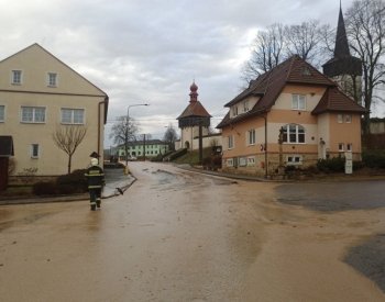 Tři obce na Svitavsku zasáhly záplavy z dešťové přeháňky