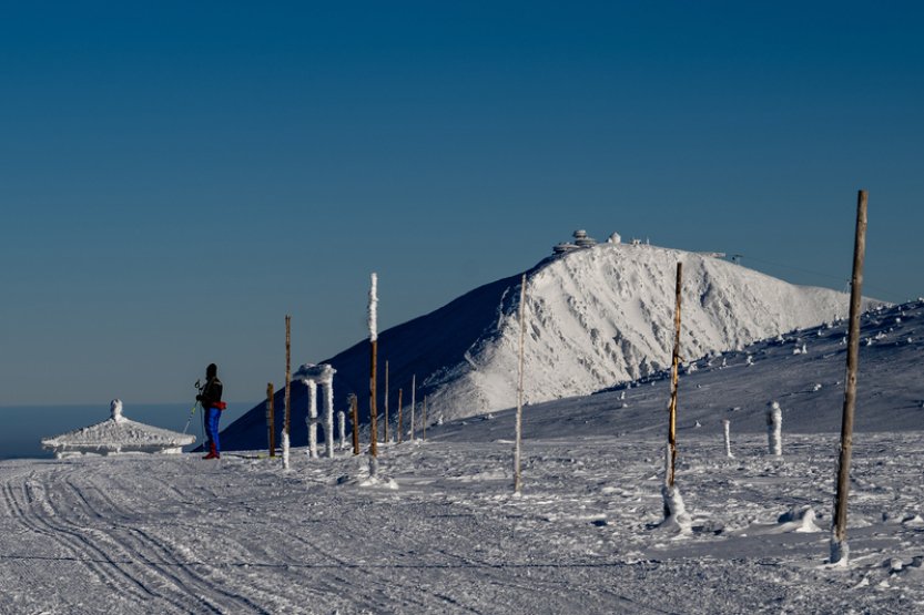 Sněžku zasáhl vítr o síle orkánu, v nárazu dosáhl rychlosti přes 158 km/h