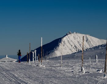 Sněžku zasáhl vítr o síle orkánu, v nárazu dosáhl rychlosti přes 158 km/h