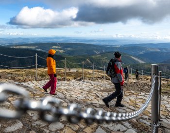 Sněžku zasáhl vítr o síle orkánu, v nárazu dosáhl rychlosti přes 122 km/h