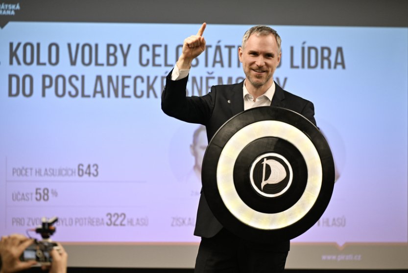 Cílem Pirátů ve sněmovních volbách bude podle Hřiba dvouciferný zisk