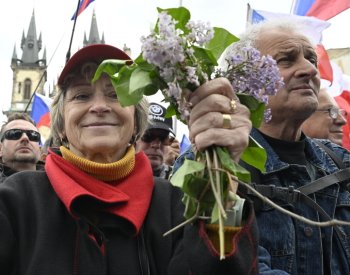 Čtyři tisíce stoupenců SPD demonstrují v Praze, Okamura vyzval ke změně vlády