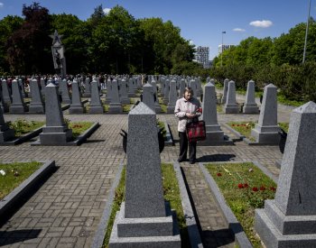 Komunisté slavili osvobození země na Klárově a na Olšanských hřbitovech