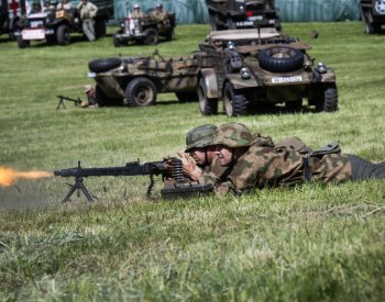Ukázka bitvy u Slivice připomněla konec války v Evropě