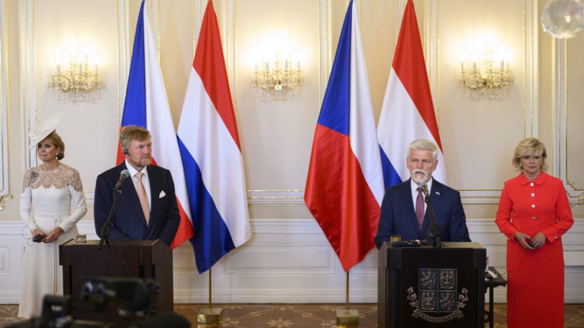 V Praze pokračuje návštěva nizozemské královny Máximy, zakončí ji balet