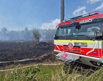 Škoda způsobená požárem lesa na Olomoucku přesáhne milion Kč