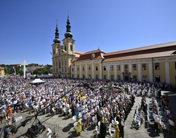Národní pouť na Velehradě dnes navštívilo zhruba 30.000 lidí