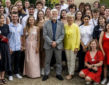 Prezident Pavel se v Lánech setkal s mladými aktivními lidmi z celé ČR