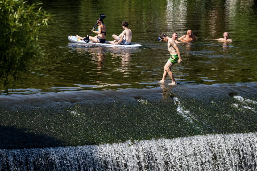 Teploty dnes v Česku někde přesáhly 34 stupňů, rekordy ale nepadly
