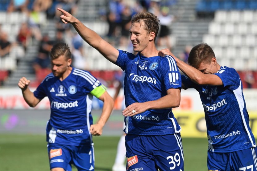 Olomouc zdolala Liberec 2:0 a vrátila se na třetí místo tabulky