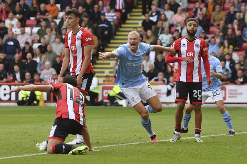 Manchester City po výhře v Sheffieldu vede anglickou ligu, rozhodl Rodri