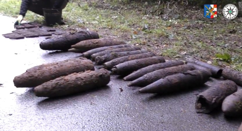 V olomoucké části Černovír se našlo 750 kg munice, část je již zlikvidována