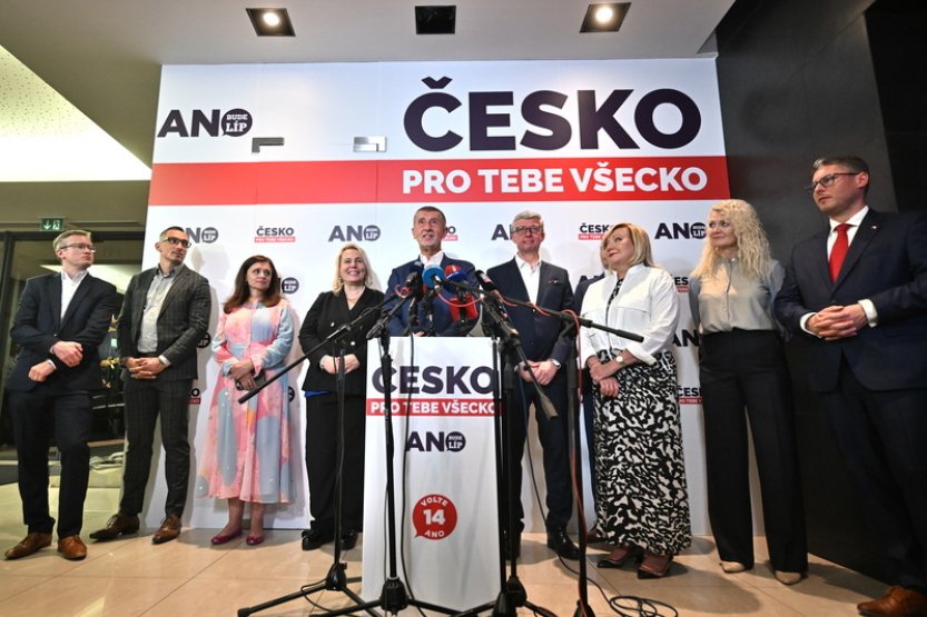 Živě: Volební štáb hnutí ANO