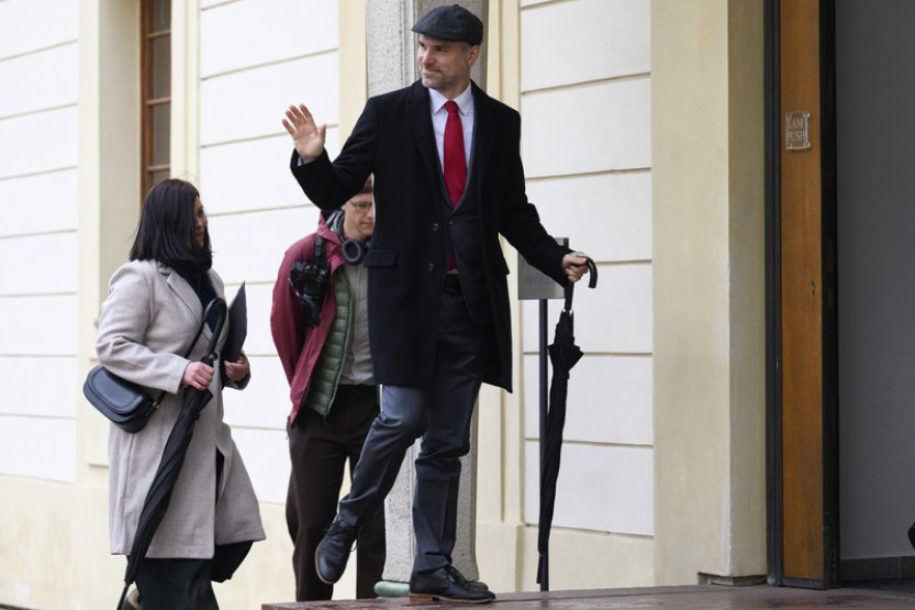 Šéf Pirátů Hřib přijel na Hrad k povolebním konzultacím