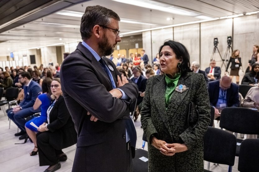 Na Foru 2000 vystoupí Pavel i bývalá gruzínská prezidentka Zurabišviliová