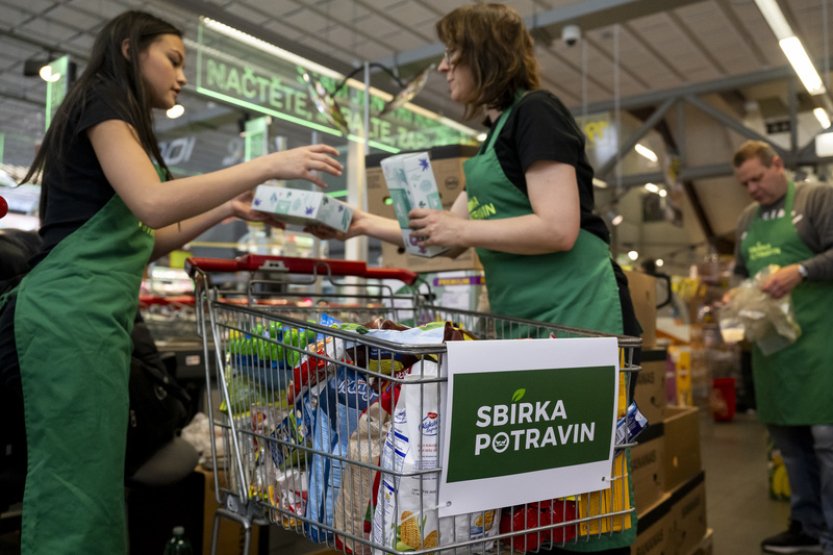 V potravinové sbírce se v obchodech vybralo rekordních 719 tun zboží