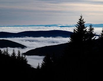 Na Šumavě a v závětří Jeseníků padaly kvůli inverzi teplotní rekordy